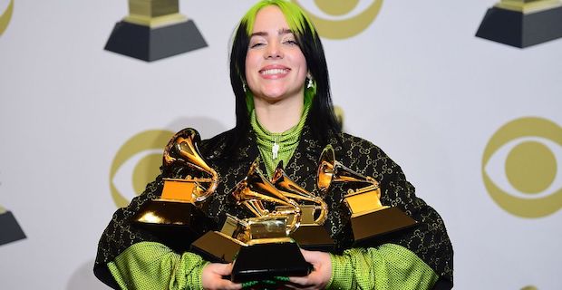 Billie Eilish 62. Grammy Ödülleri'ne damgasını vurdu