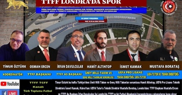 Londra Türk Toplumu Futbol Federasyonu Futbol Akademisi Müjdesi ! 