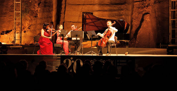 Polonyalı Metropolis Piano Quartet, Gümüşlük Müzik Festivali'nin konuğuydu