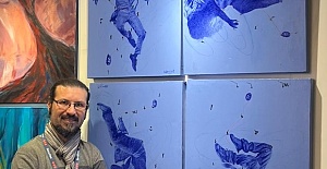 Londra'da Beyond the Frame sergisinde ressam Saeed'in eseri yer alıyor