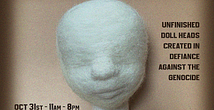 GÖZLERİNİ AÇMAK İSTEMİYORLAR, FİLİSTİNLİ ÇOCUKLAR YARARINA SERGİ