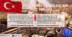 Çanakkale zaferi'nin 110. yılı